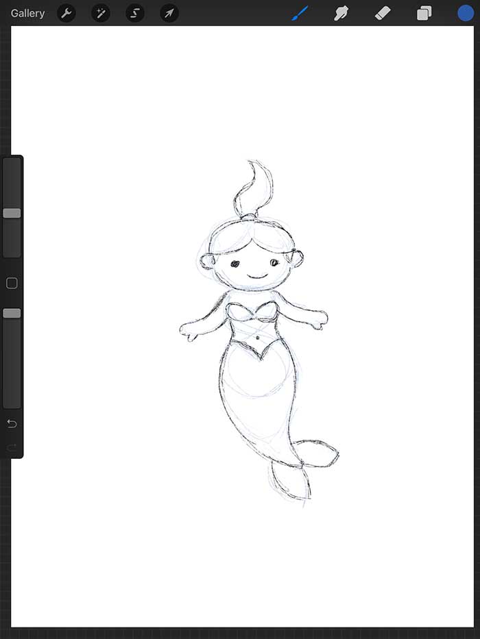 How To Draw An Easy Mermaid Step by Step - How To Draw Dojo
